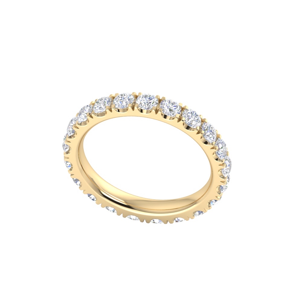 アクセサリー ELEMENT Eternity Ring - Gold Pandora Eternity Channel Ring | Arden Fair